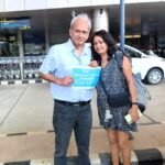 D Souza Arrival Photo
